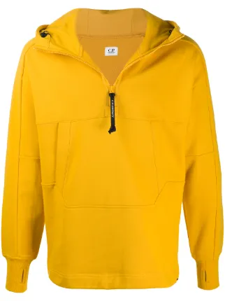 yellow half zip sweatshirt