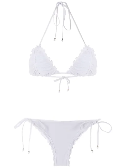 Amir Slama bikini con efecto de volantes