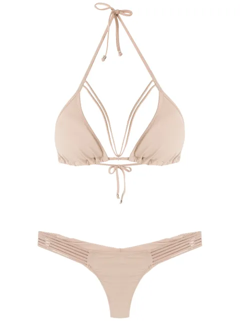 Amir Slama straps triangle bikini set