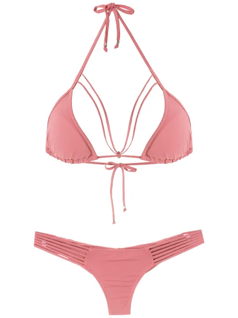 Amir Slama straps triangle bikini set