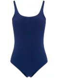 Amir Slama plain plunging back one-piece - Blue