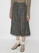 Image 2 of Wales Bonner tartan-pattern pleated midi skirt