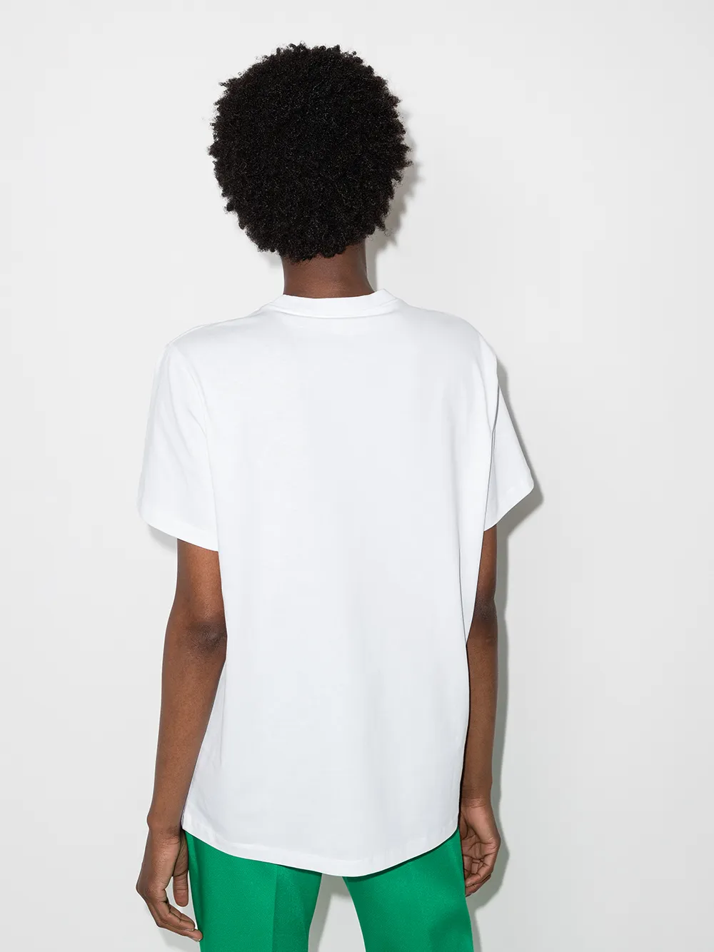 фото Ganni футболка с принтом smiley