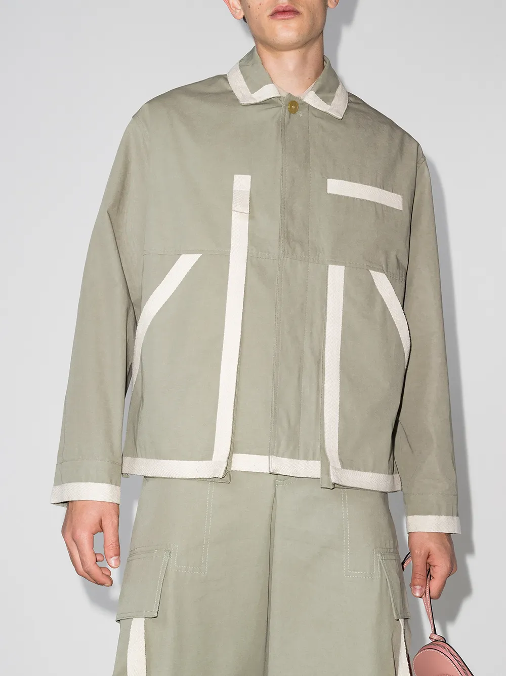 фото Jacquemus куртка-рубашка le blouson grain