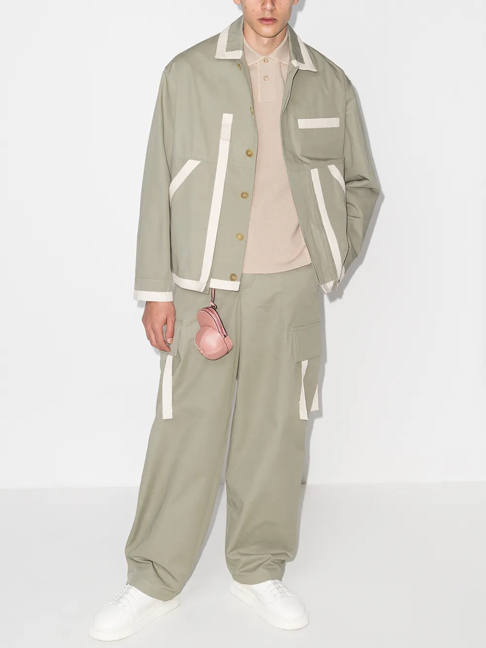 фото Jacquemus куртка-рубашка le blouson grain