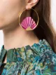 Image 2 of Katerina Makriyianni 24kt gold-plated brass hoop earrings