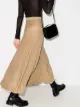 Joseph lurex-detailing pleated midi skirt