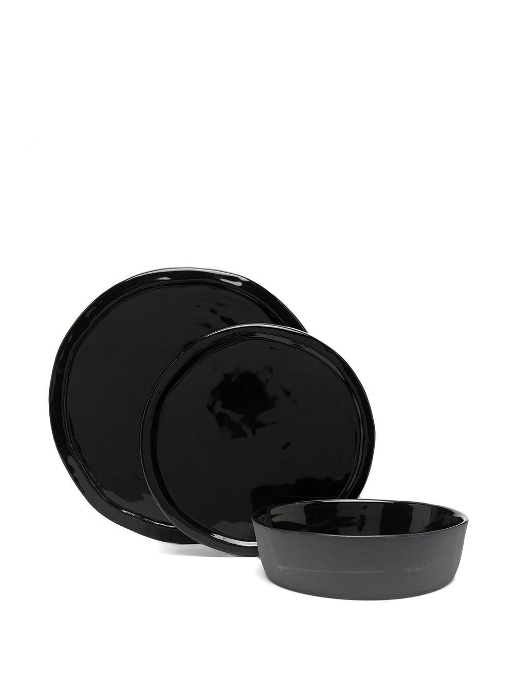 Image 2 of Off-White ceramic lunch set
