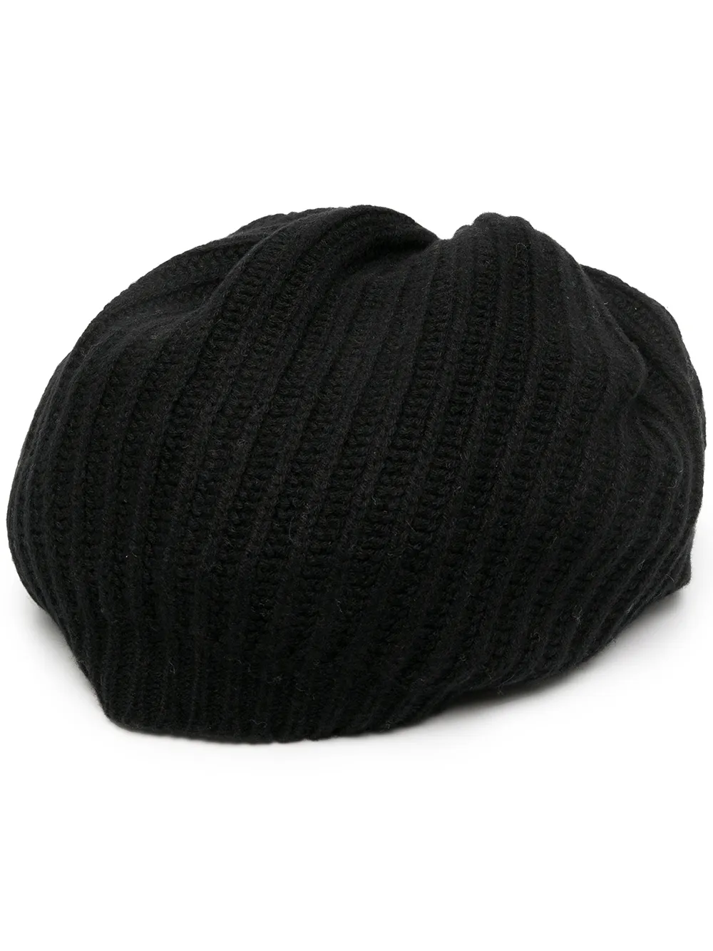 

Gentry Portofino ribbed knit beanie - Black
