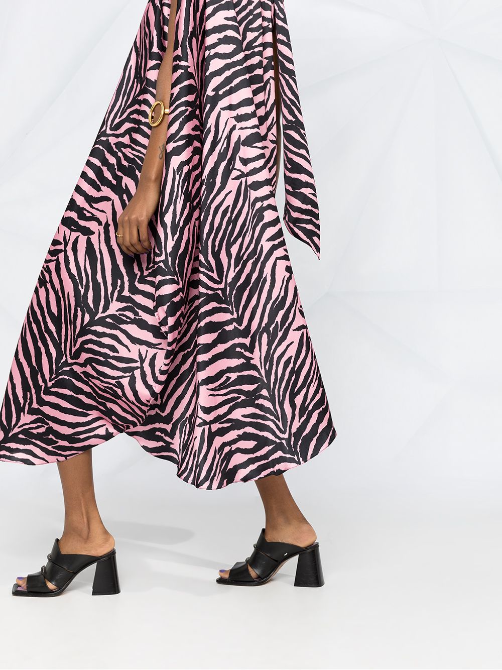 фото Mm6 maison margiela zebra print dress