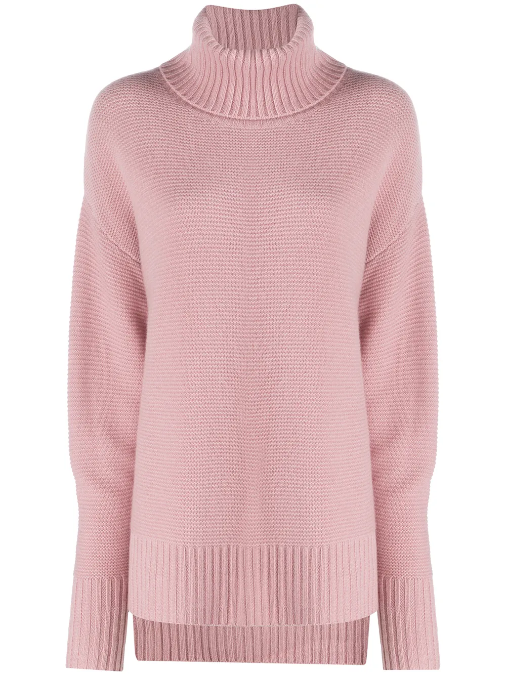 chunky cashmere roll neck