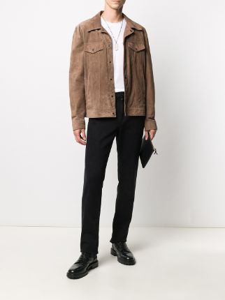 suede leather jacket展示图