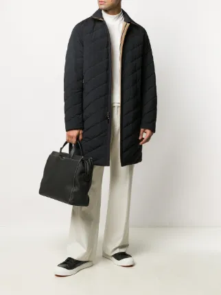 zip-up padded coat展示图