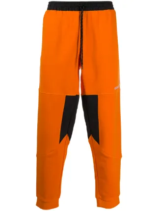 orange adidas sweatpants