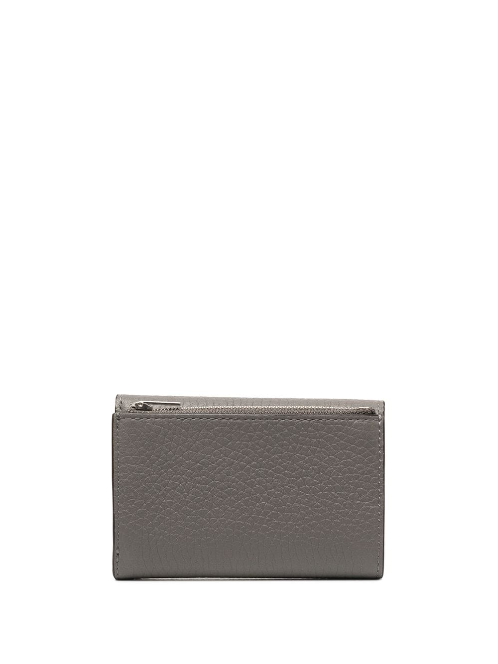 Shop Mulberry Envelope-style Leather Wallet In Grey