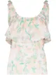 Image 1 of Helmstedt ruffled floral camisole pyjama top