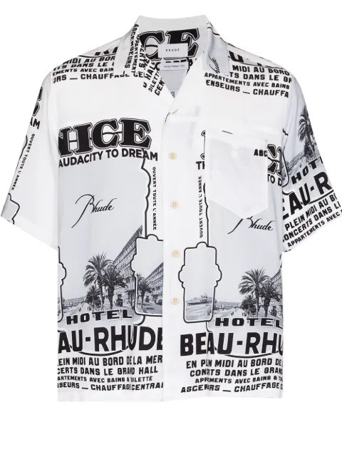 RHUDE Nice Shirt "Black"