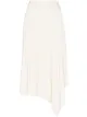 Image 1 of Joseph pleated asymmetric midi skirt
