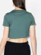 adidas trefoil-logo cropped T-shirt