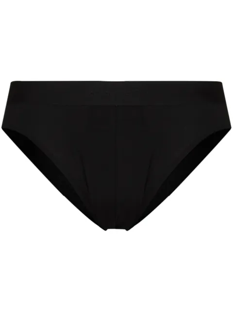 Zimmerli logo-band cotton briefs