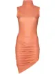 Image 1 of Maisie Wilen asymmetric marble-print mini dress