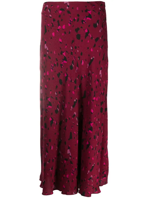 Ba&Sh Tomy leopard-print midi skirt