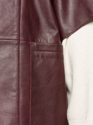 belted leather jacket展示图