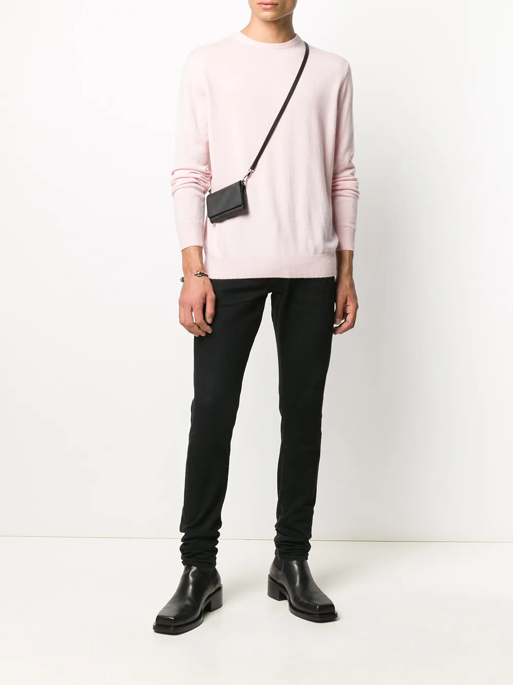 Laneus Trui met ronde hals - Roze