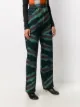 Eckhaus Latta spray-print wide-leg trousers