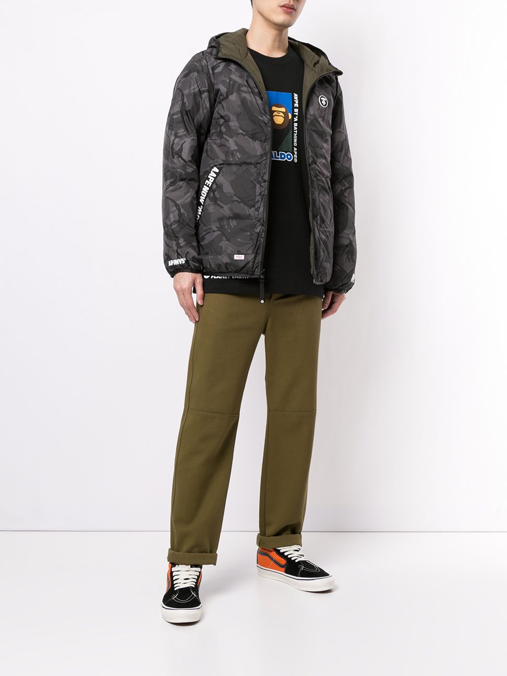 AAPE BY *A BATHING APE® リバーシブル パデッドジャケット ...