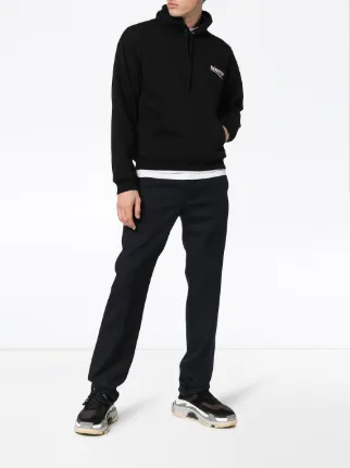 mens black balenciaga hoodie