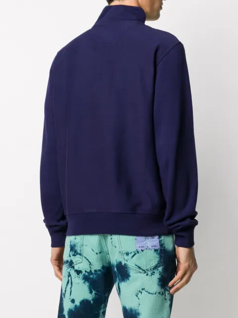 blue stussy jumper