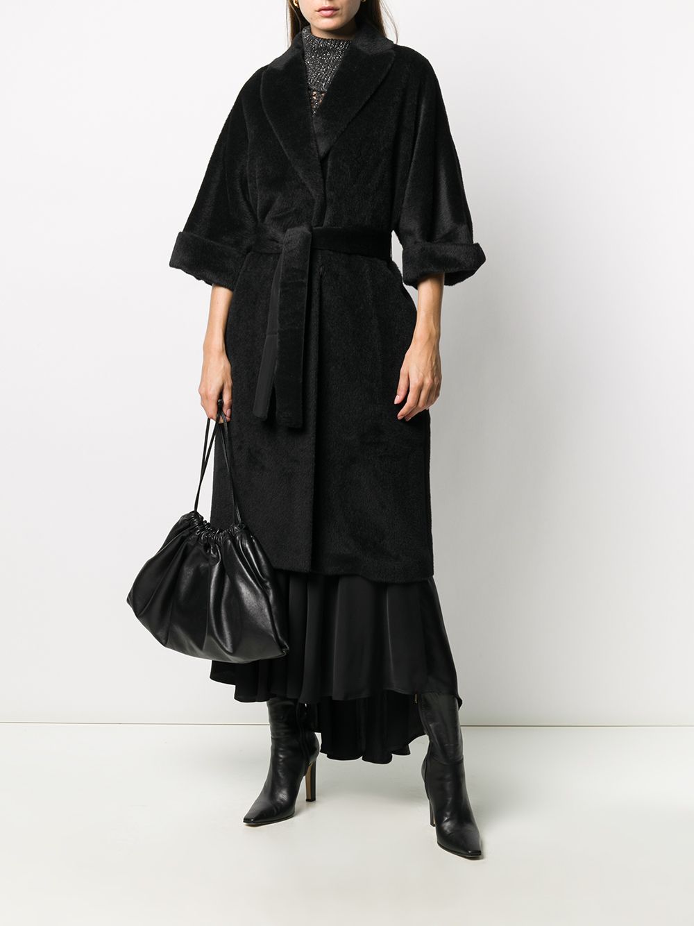Shop Peserico double-breasted woven coat with Express Delivery - FARFETCH