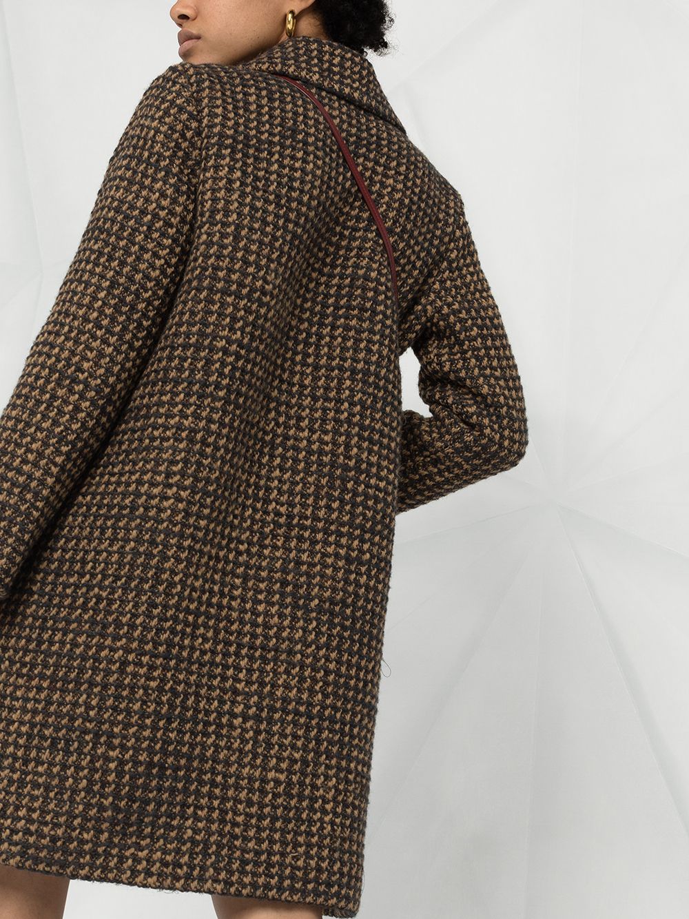 фото A.p.c. однобортное пальто woven check