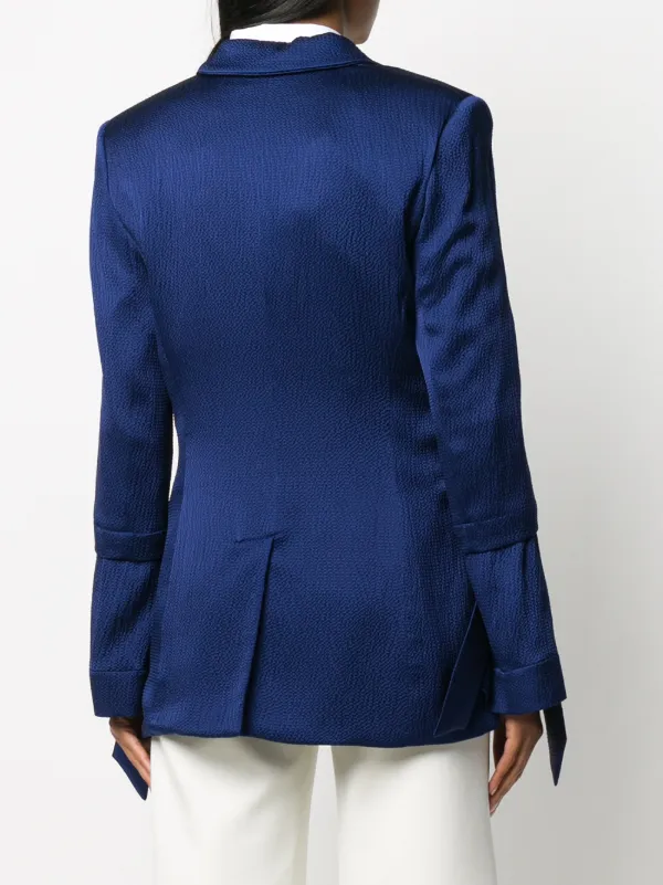 long fitted blazer
