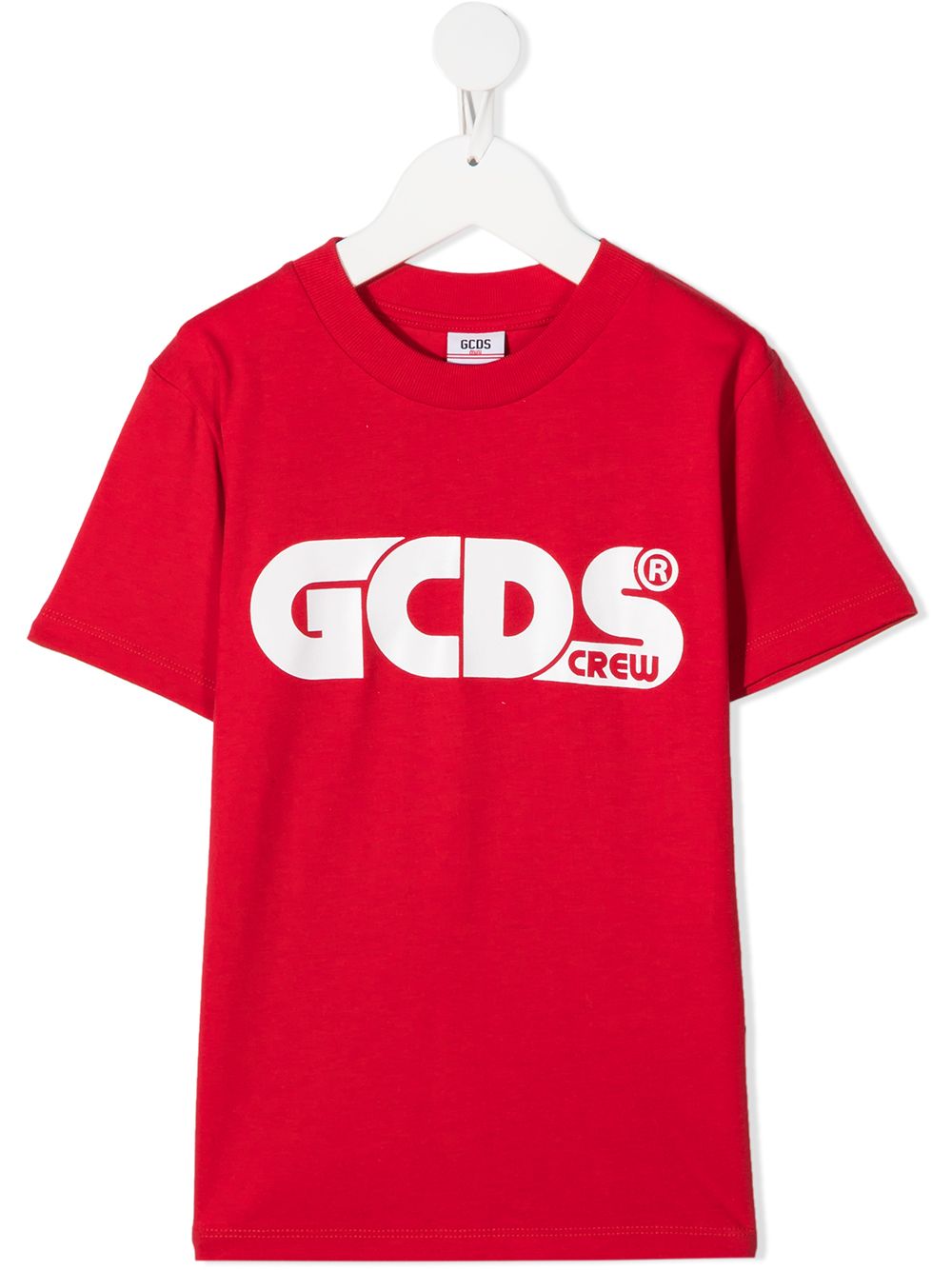 фото Gcds kids logo-print cotton t-shirt