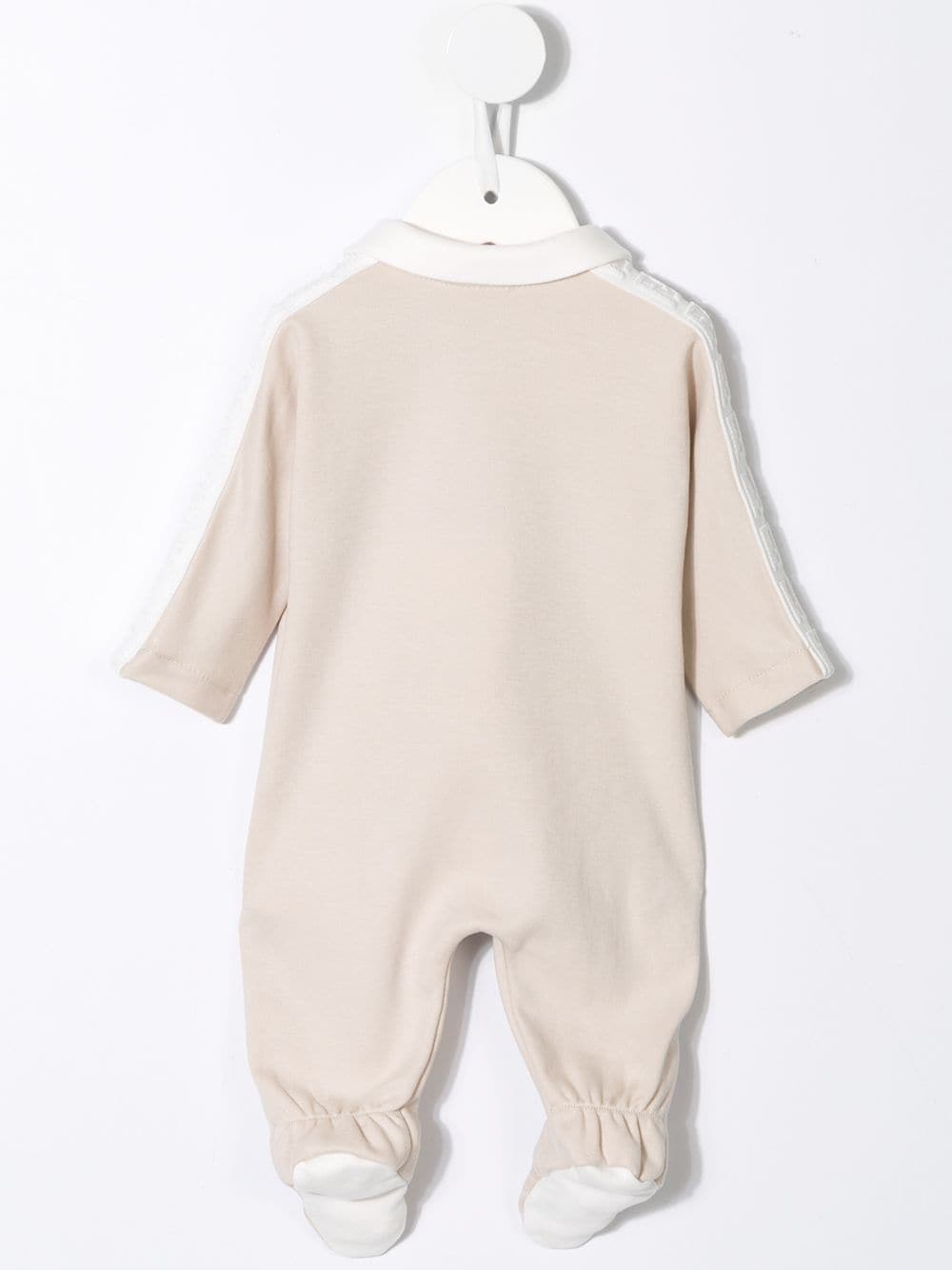 Shop Fendi Babygrow Hat, Bib And Pyjama Set In Brown
