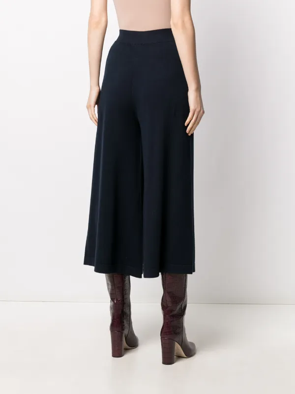 Malo Pantaloni a Gamba Ampia Blu FARFETCH IT