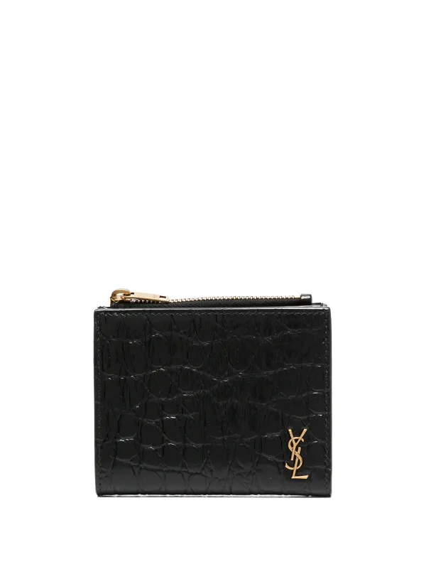 saint laurent compact wallet