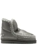 Mou Eskimo 18 metallic-finish ankle boots - Grey