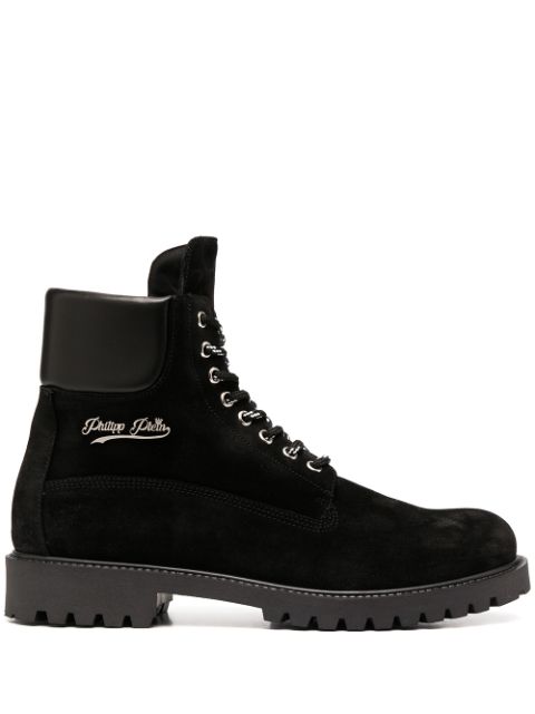 Philipp Plein suede ankle boots Men