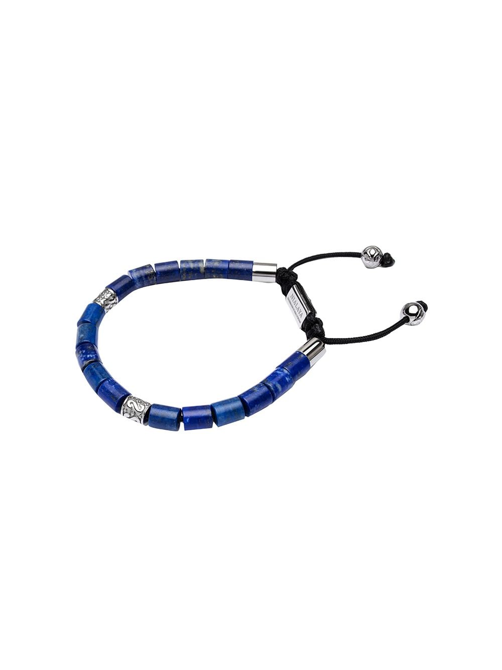фото Nialaya jewelry браслет с бусинами из лазурита
