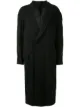 Image 1 of Y's asymmetric wool panel coat