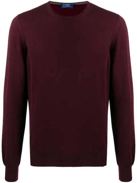 Barba crewneck wool jumper