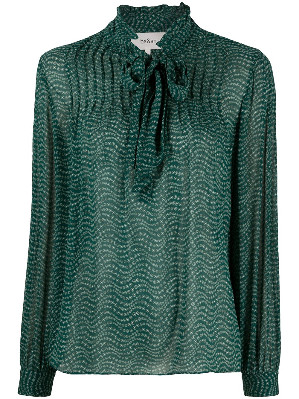 Ba Sh Liberty Bluse In Green Modesens