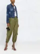 Image 2 of Dsquared2 cropped distressed denim jacket