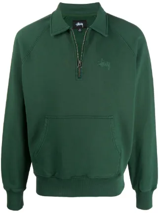 green stussy jumper