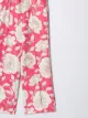 Monnalisa floral print wide leg trousers