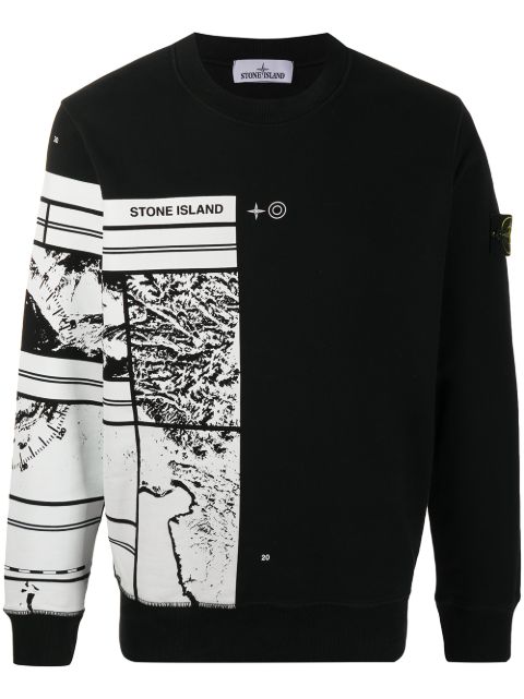 stone island mural sweatshirt