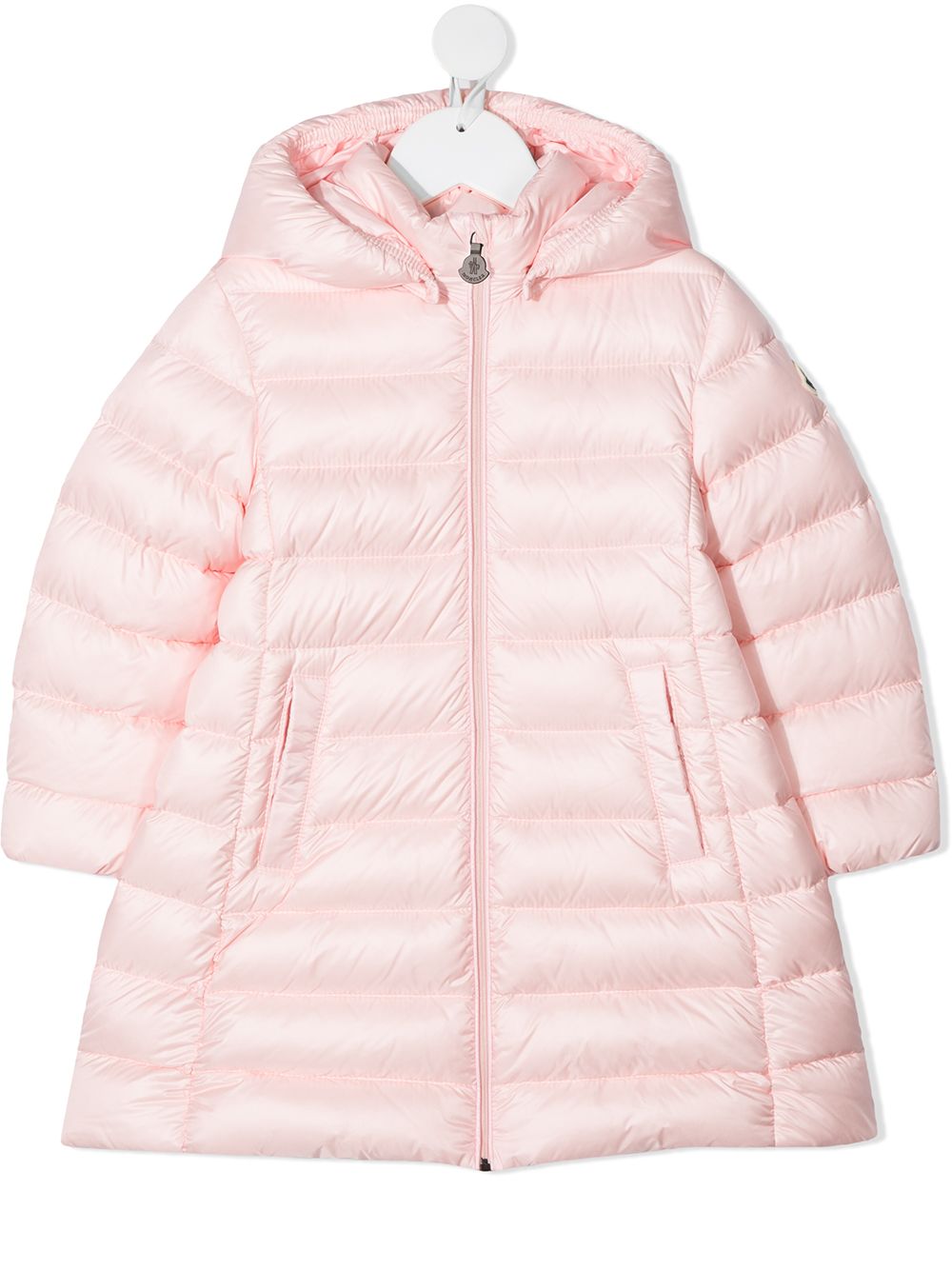 фото Moncler kids пуховик с капюшоном